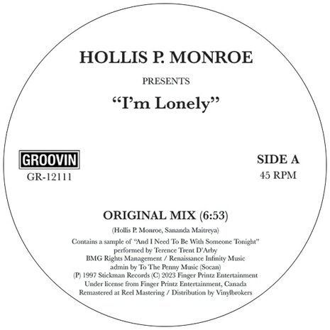 Hollis P. Monroe - I&#039;m lonely (2023)