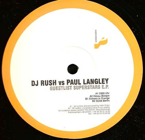 DJ Rush vs. Paul Langley - Guestlist Superstars E.P. (2002)