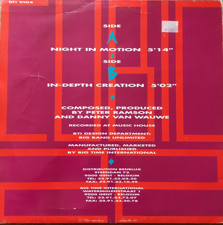 Cubic 22 - Night In Motion (1991)