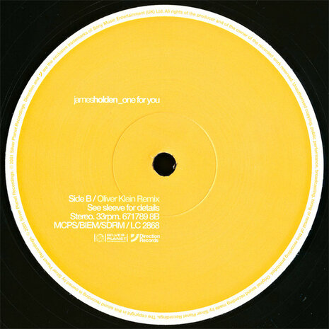 James Holden - One For You (2001)