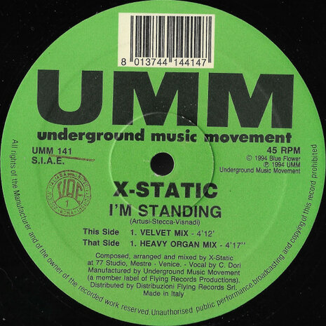 X-Static - I'm Standing (1994)