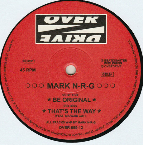 Mark N-R-G - Be Original (1997)