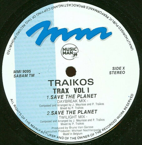 Traikos - Trax Vol. 1 (1992)